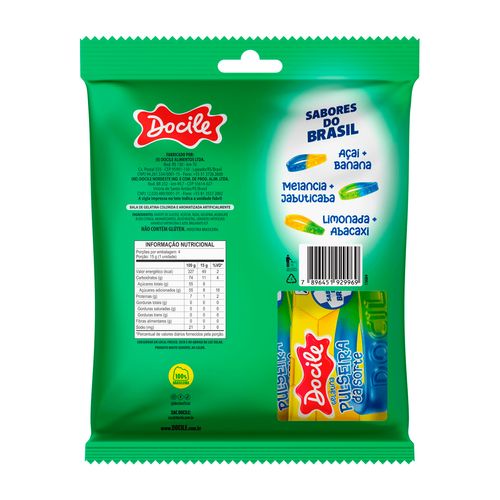 Bala de Gelatina Pulseira da Sorte 60g Docile-2-